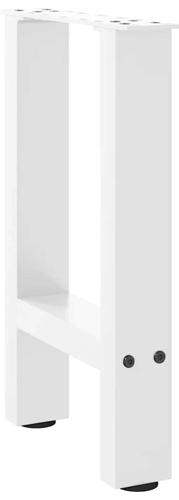 Pés para mesa de centro , brancos, 2 peças, 28x(42-43) cm, aço