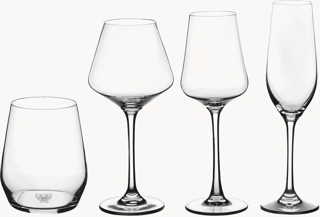 Conjunto de copos de cristal Lagom, 6 pessoas, conjunto de 24