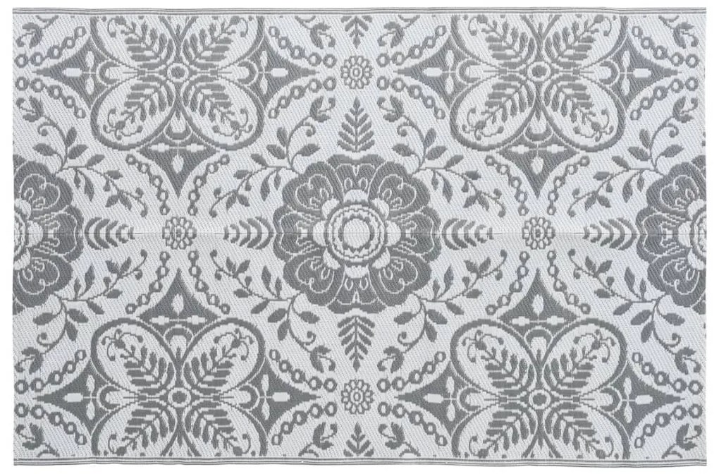 Tapete de exterior ARAKIL Cinzento claro 120x180 cm PP