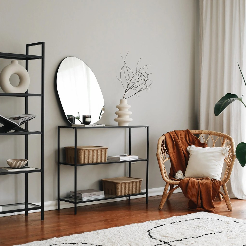 Cômoda D100 – Preto – 100 cm x 85 cm x 30 cm