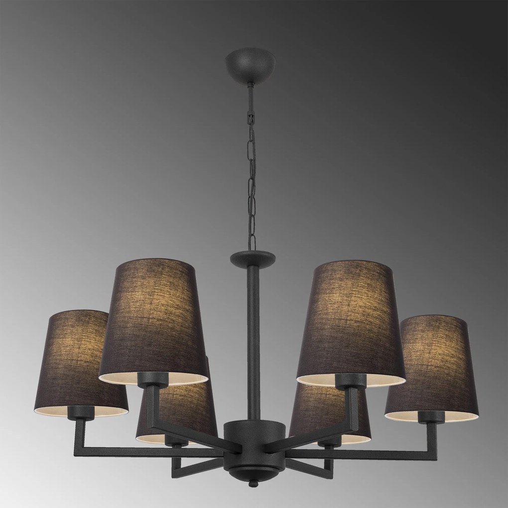 Candeeiro de Teto Profil – Preto – 80 cm