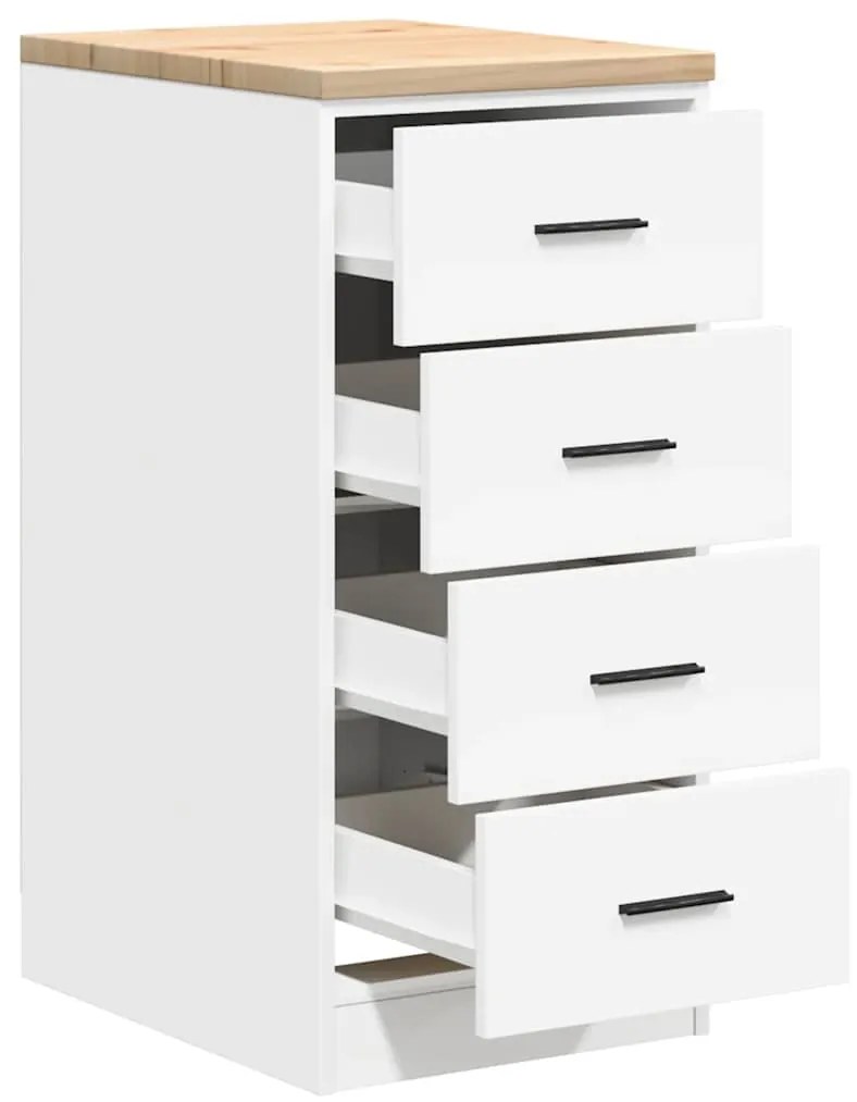 Armário de arrumação de garagem Branco 40x51x85 cm