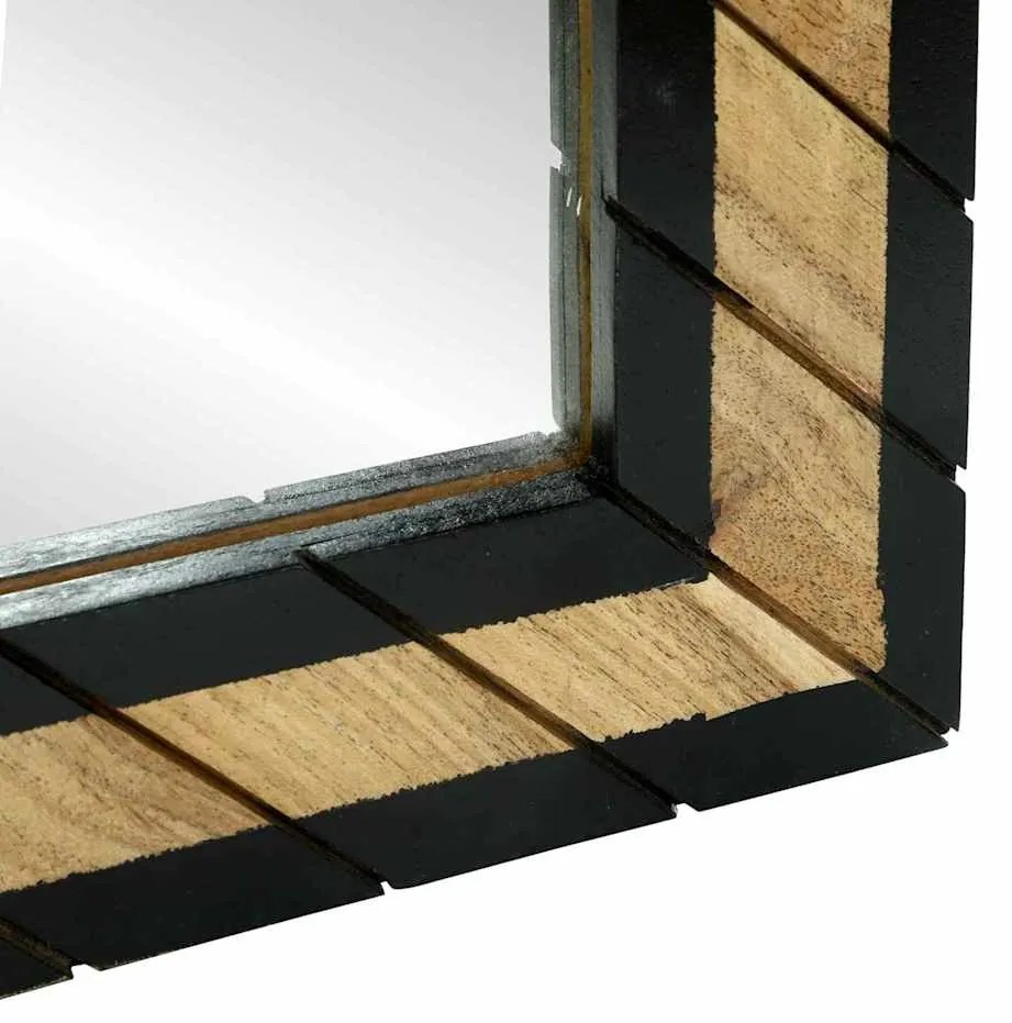 Espelhos 2 pcs 50x2x50 cm Madeira Sólida de Acácia