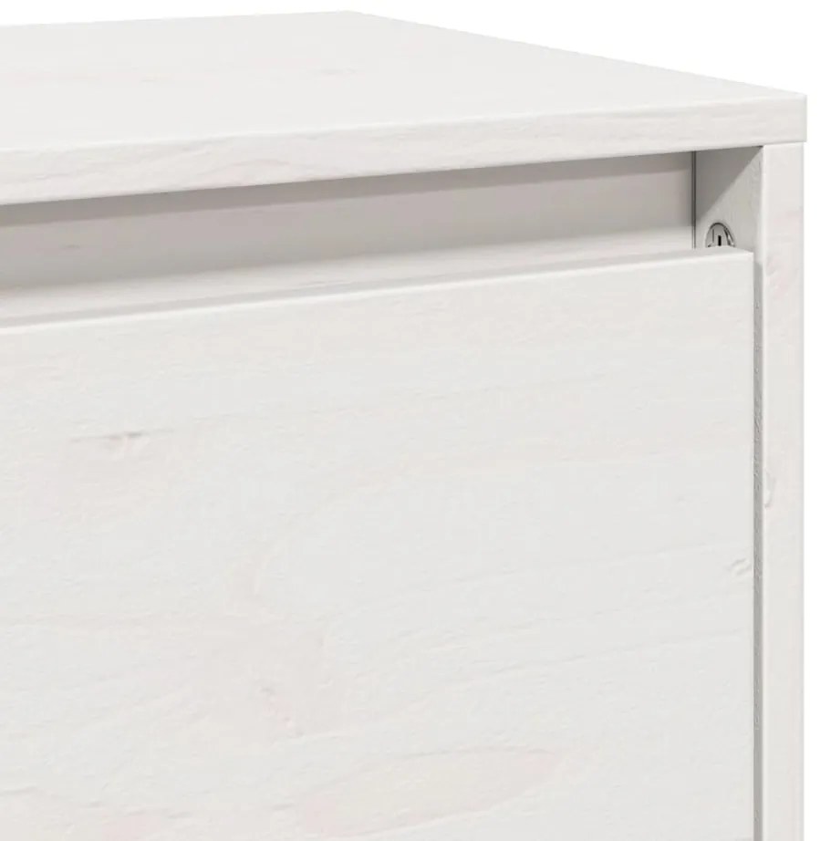 Armários de parede 2 pcs 80x30x35 cm pinho maciço branco