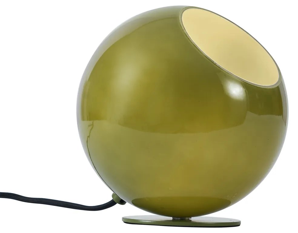 Candeeiro de Mesa Retro Verde com Vidro - Mabel Retro