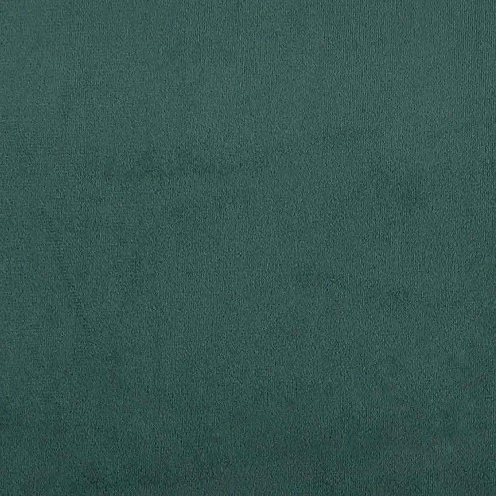 Sofá Rute de 3 Lugares - Cor Verde Esmeralda - 198x77x80 cm - Em Velud