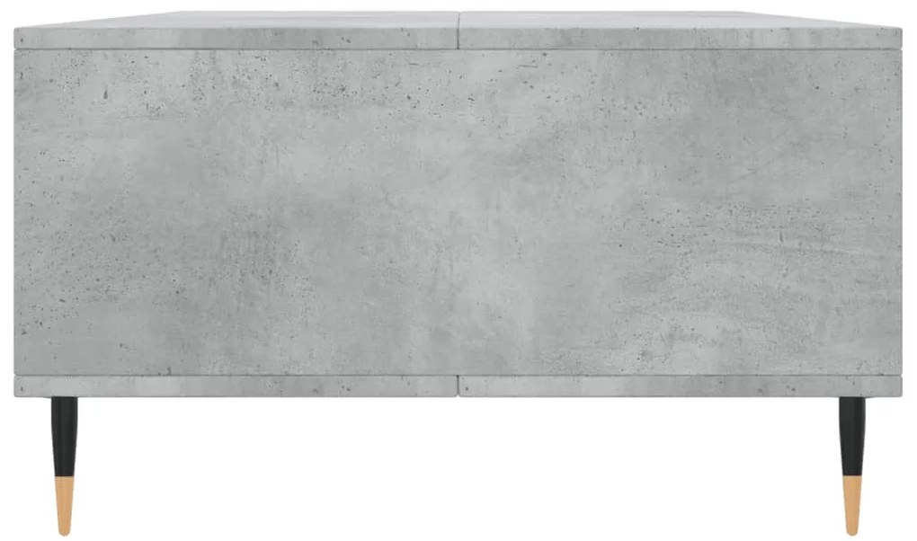 Mesa de centro 104x60x35 cm derivados madeira cinzento cimento