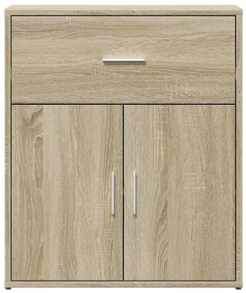 Aparadores 2 pcs 60x31x70 cm derivados madeira carvalho sonoma