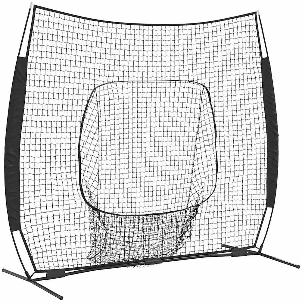 Beisebol &amp; Softbol Preto 250 x 106 x 209 cm Poliéster