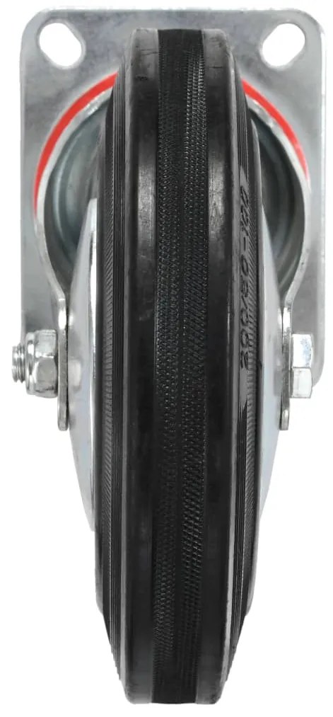 Rodas giratórias 4 pcs 200 mm
