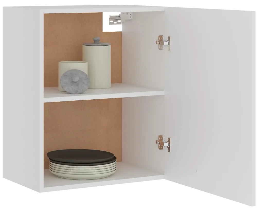 Armários de parede “Lyon” 2 pcs deriv. madeira branco