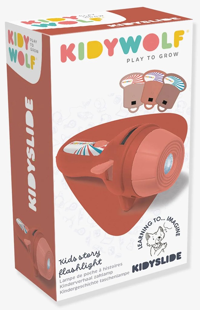 Lanterna com projetor de histórias Kidyslide - KIDYWOLF terracota