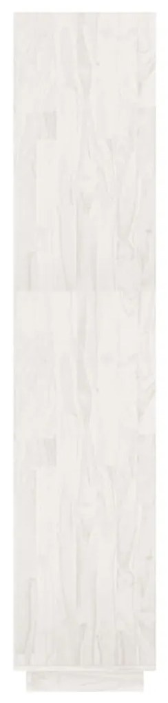 Estante/divisória 80x35x167 cm pinho maciço branco