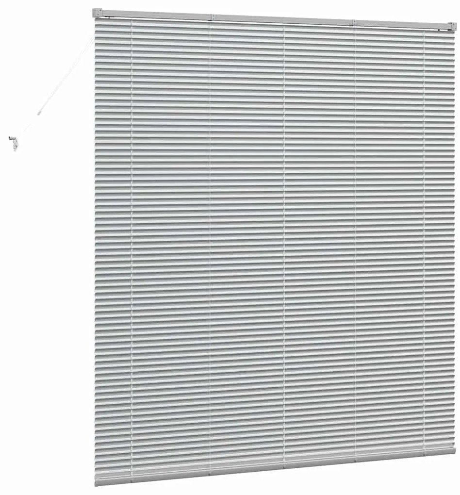 Persiana de Janela com cortinas Outros Manual Prata 80 x 130 cm Alumín
