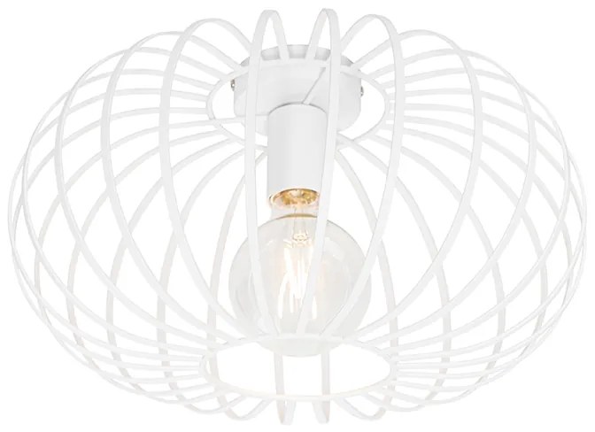 Candeeiro de teto design branco 39 cm - Johanna Design