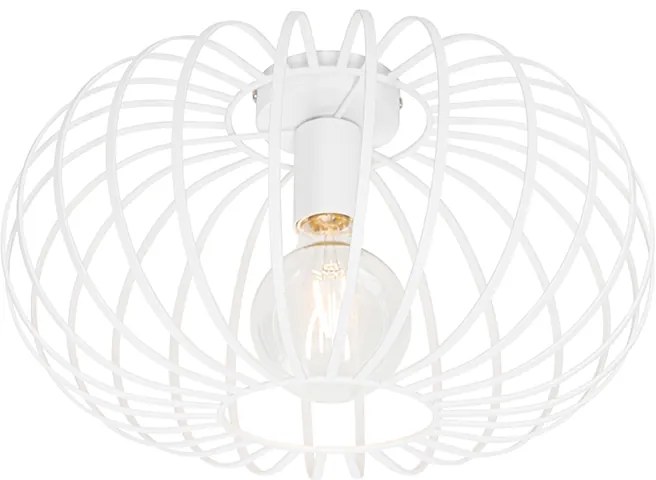 Candeeiro de teto design branco 39 cm - Johanna