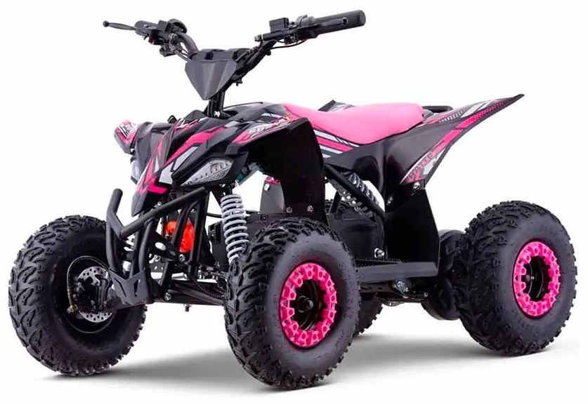 MINI MOTO 4 PARA CRIANÇAS electrica 1300W 48v Roan ratte Rosa