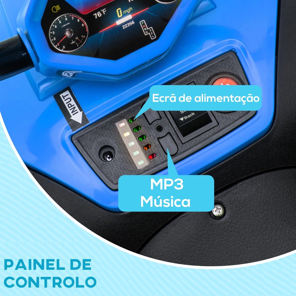 AIYAPLAY Quadriciclo Elétrico para Crianças acima de 3 Anos Carro Elét