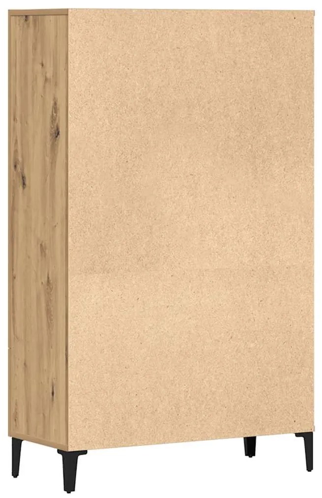 Armário alto 70x31x115 cm derivados madeira carvalho artisiano