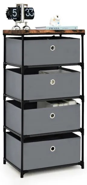 Guarda-roupa infantil Cube 12 com seção para pendurar e portas - Azul