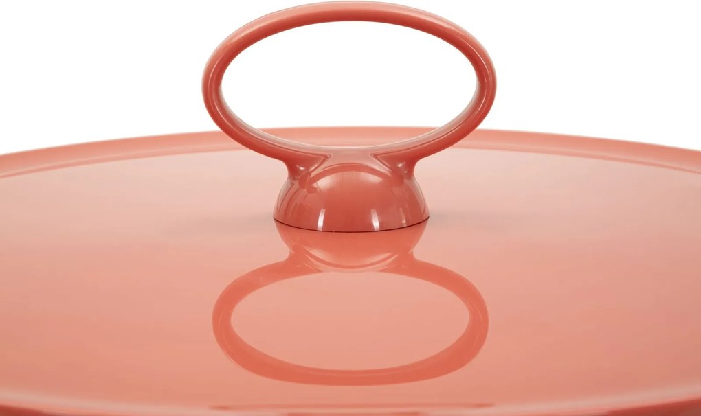 MESA DE APOIO IRIS Ø 44X43 CM VERMELHO