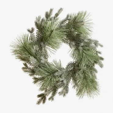 Corona Decorativa De Natal Ø40 Cm Seranola Verde Laurel - Sklum