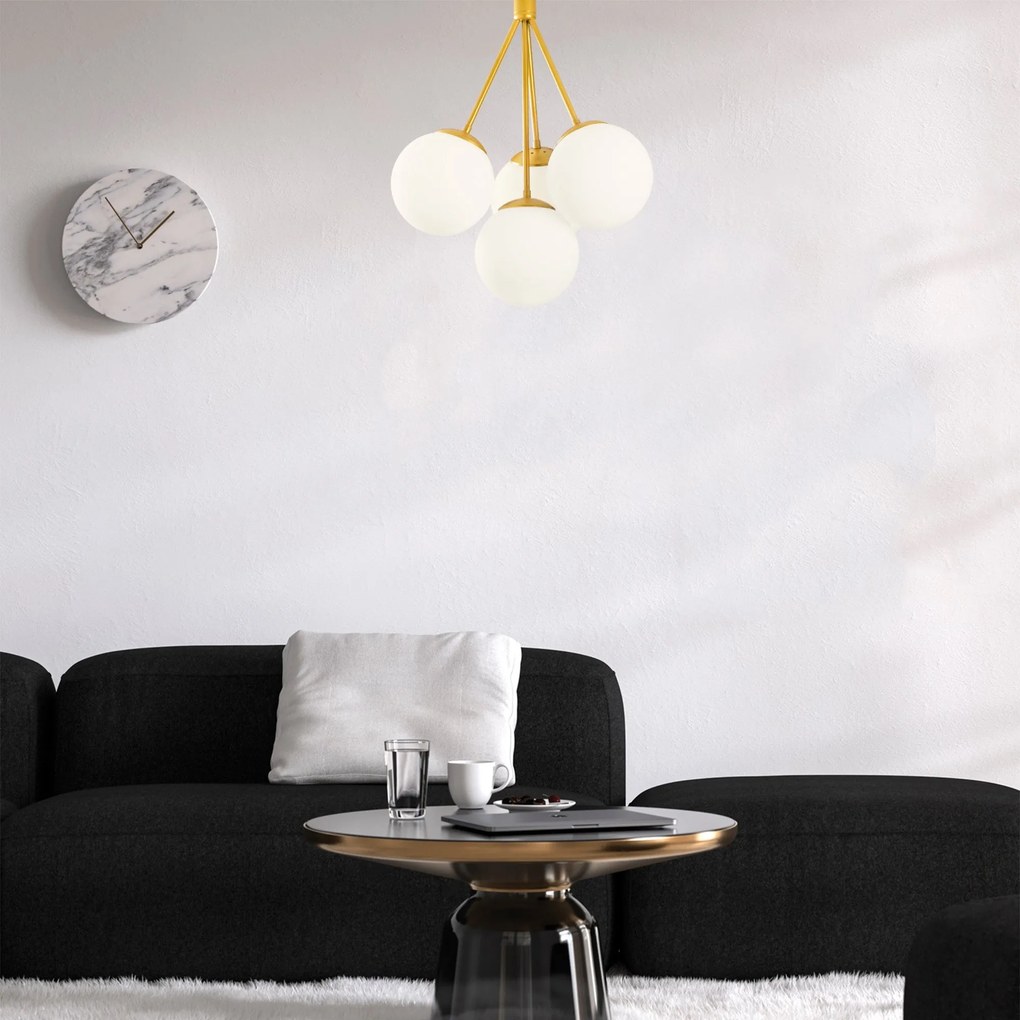 Chandelier Mudoni – Ouro – 57 cm