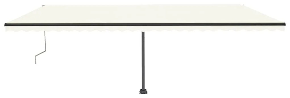Toldo automático independente 600x350 cm cor creme