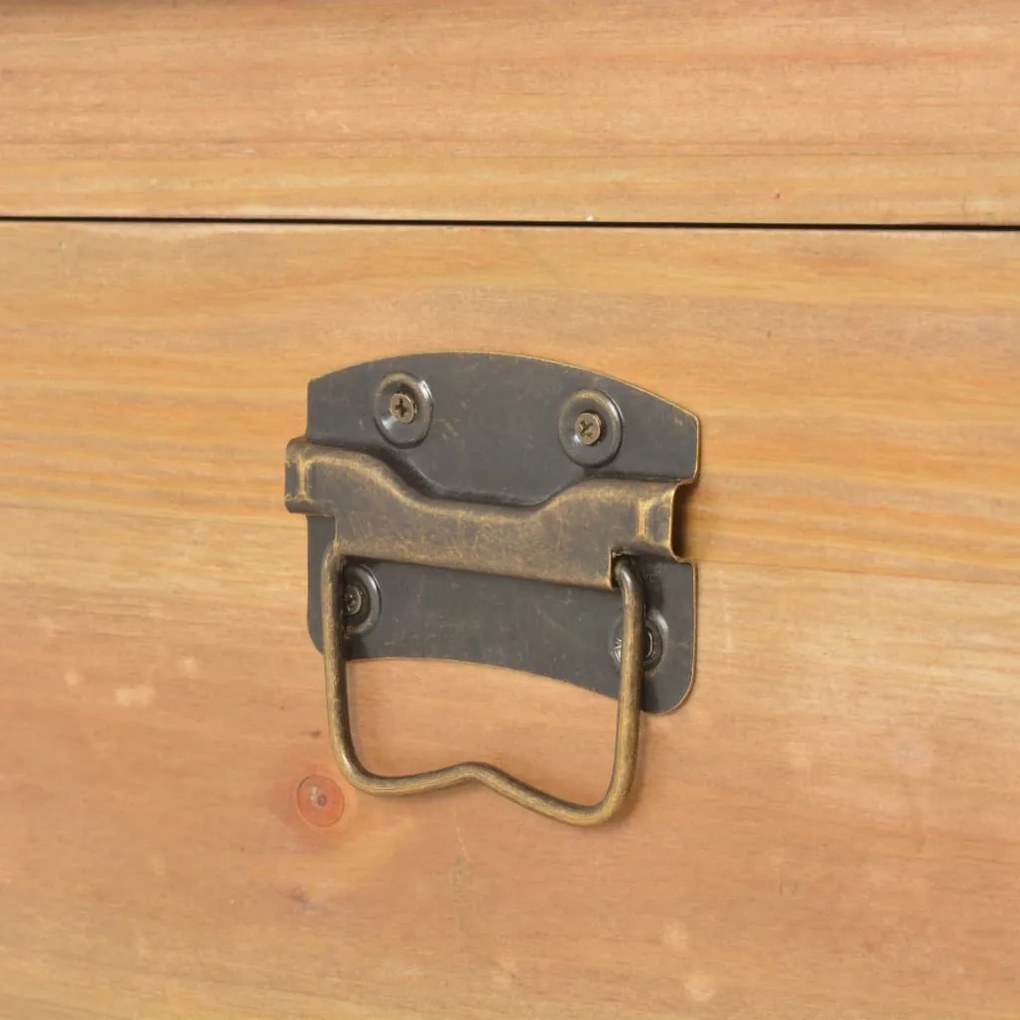 Baú de arrumação com almofadão 80x40x40 cm MDF