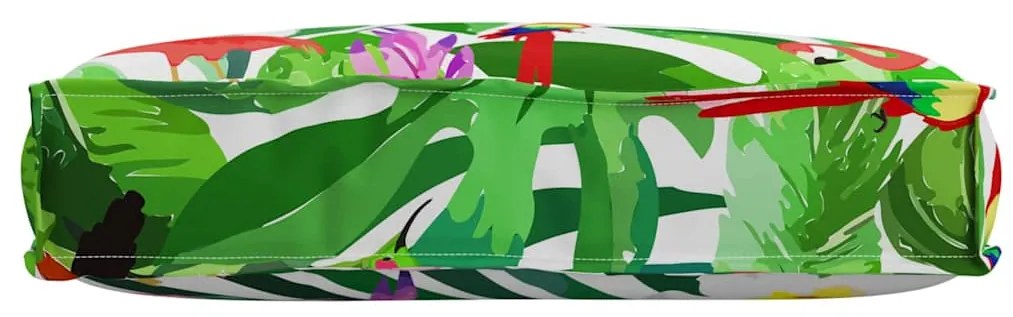 Almofada de Paletes para Assento Selva Tropical 60x40x8 cm Tecido Oxfo