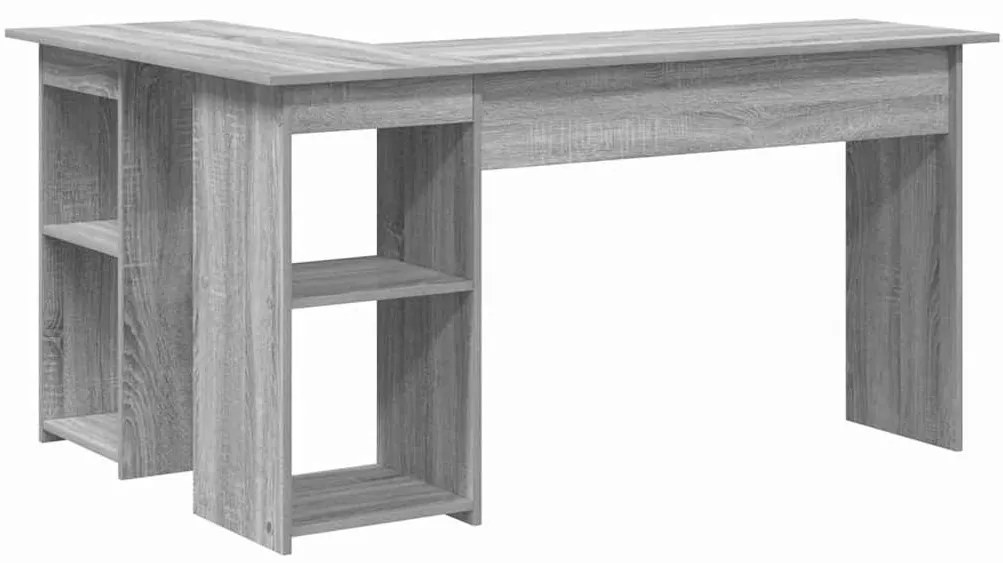 Secretária Cinzenta Cinzento Sonoma MDF Média Armazenagem