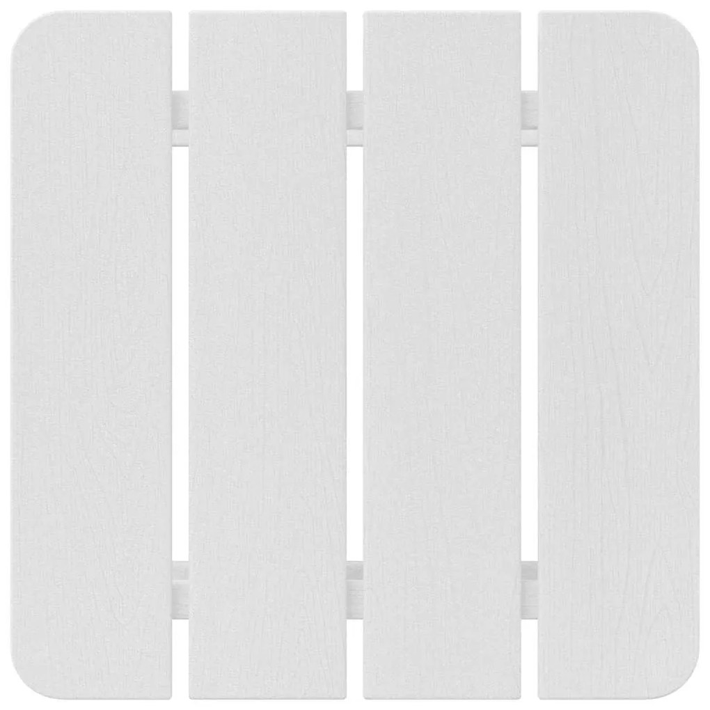 Mesa Lateral Adirondack Branca 38x38x45 cm HDPE