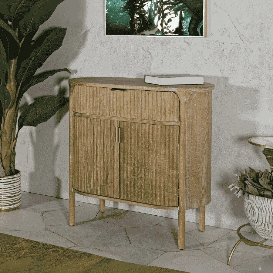 ARMÁRIO GOTHENBURG 81X46X82 CM CASTANHO