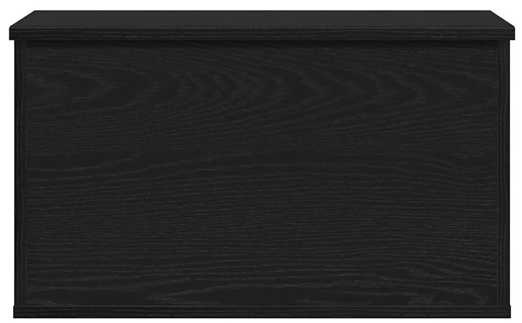 Caixa de Armazenamento vidaXL com Tampa em Carvalho Preto 60x35x35 cm
