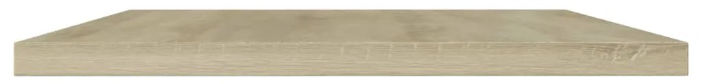 Prateleiras estante 4pcs 100x20x1,5cm contrapl. carvalho sonoma