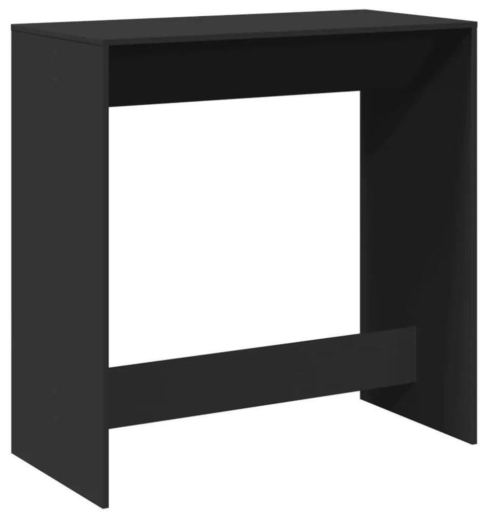 Mesa de bar 102x50x103,5 cm derivados de madeira preto