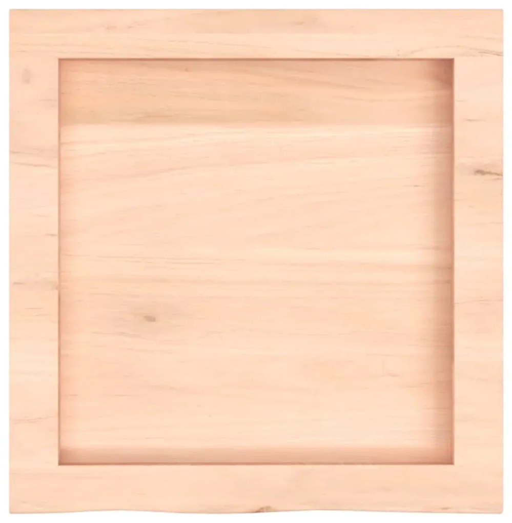 Prateleira de parede 40x40x(2-4) cm carvalho maciço não tratado