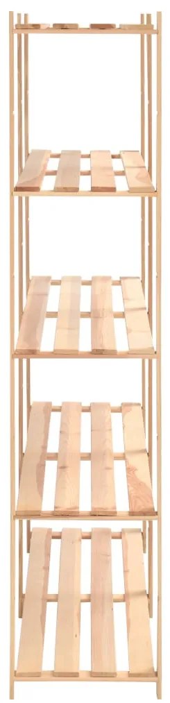 10 unidades arrumação 5 prateleiras 170x38x170cm pinho 500 kg