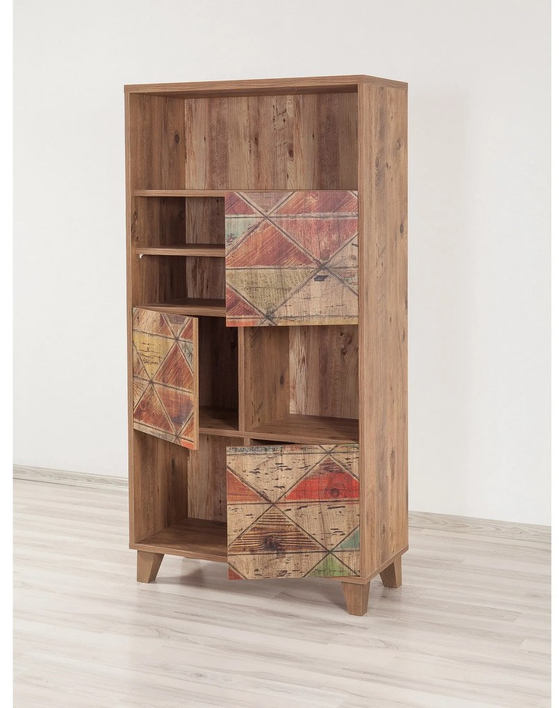 Estante Marina – Pinho Atlântico – 80x155x36 cm
