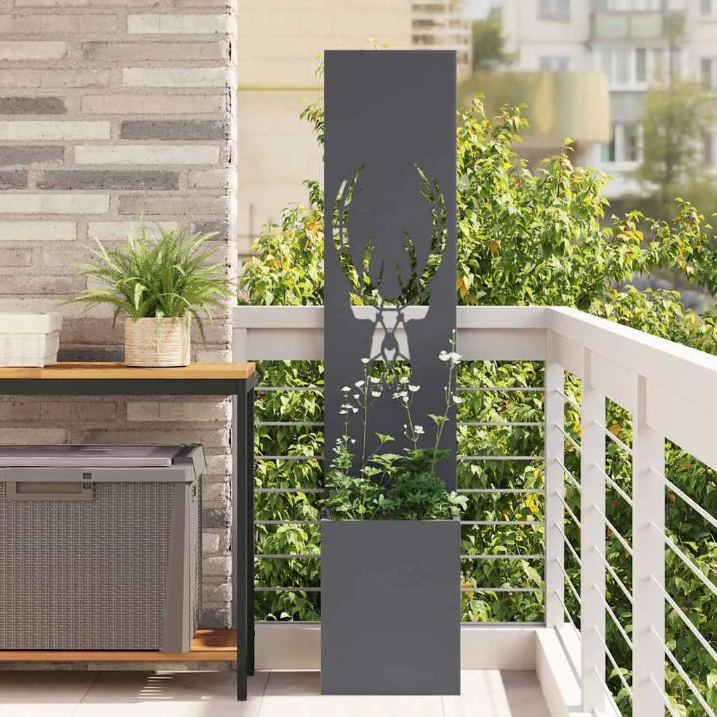 vidaXL Tela de Privacidade para Jardim Antracite 32 x 32 x 150 cm