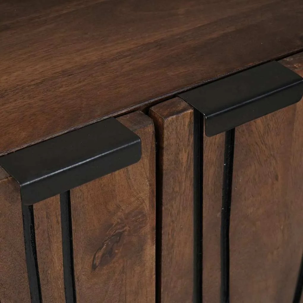 Highboard 60x33.5x100 cm de Madeira Sólida de Manga