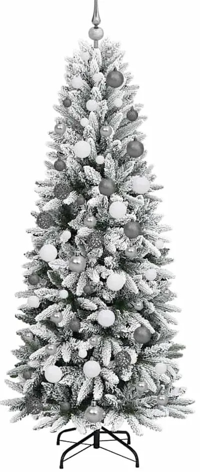 Árvore de Natal Artificial Branco 180 cm PVC