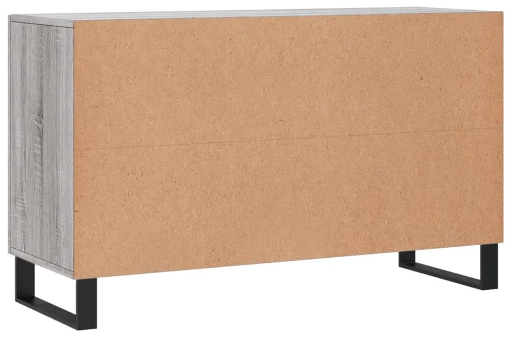 Aparador 100x36x60 cm derivados de madeira cinzento sonoma