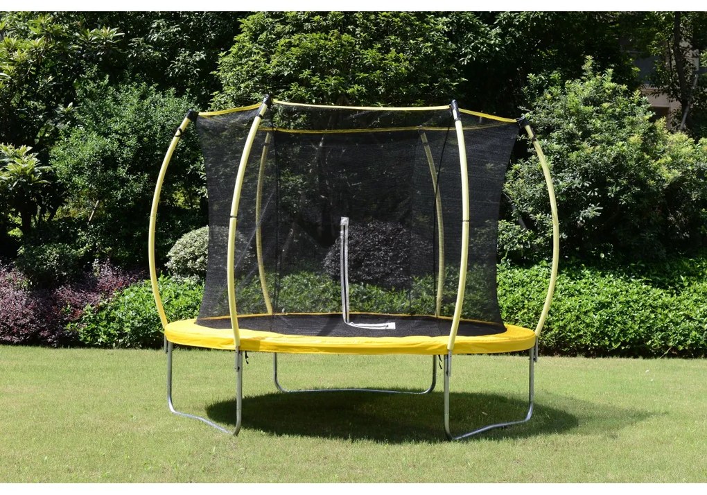Trampolim para Crianças OVAL 305CM Amarelo