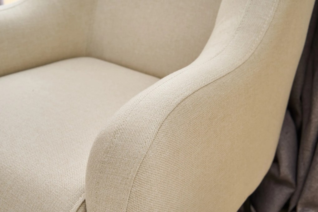 Sofá de 1 Lugar Revos – Creme – 80x83x78 cm