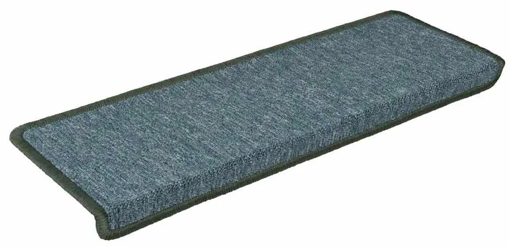 Tapetes de escadas 30 pcs 65x21x4 cm verde