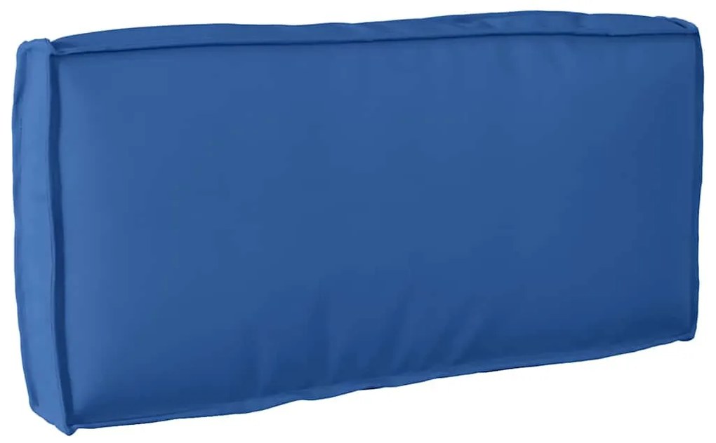 vidaXL Almofada de palete para encosto azul royal 80x40x12 cm, feita de tecido Oxford.