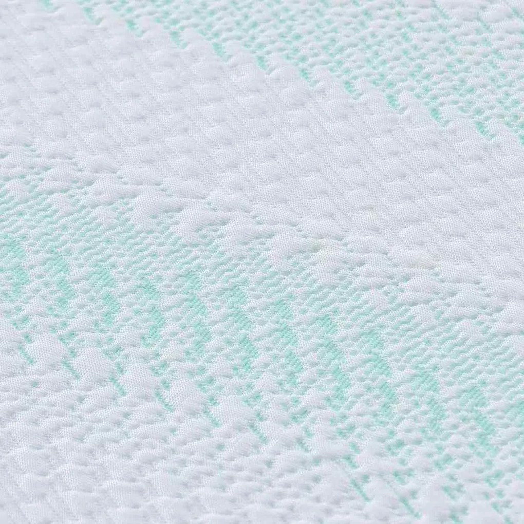 Protetores de Colchão Outros Branco e Verde 140 x 190 cm