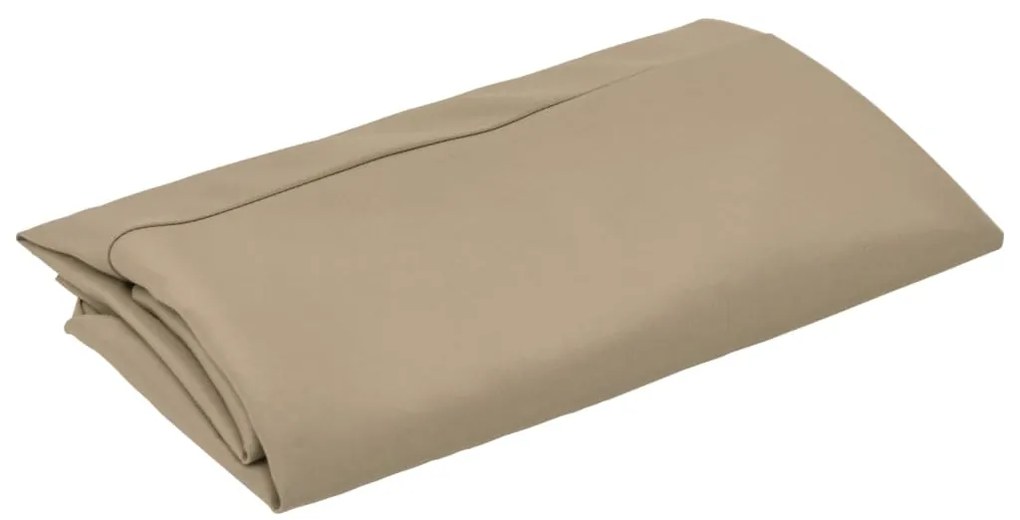 Tecido substituição p/ guarda-sol cantilever 350cm cinza-acast.