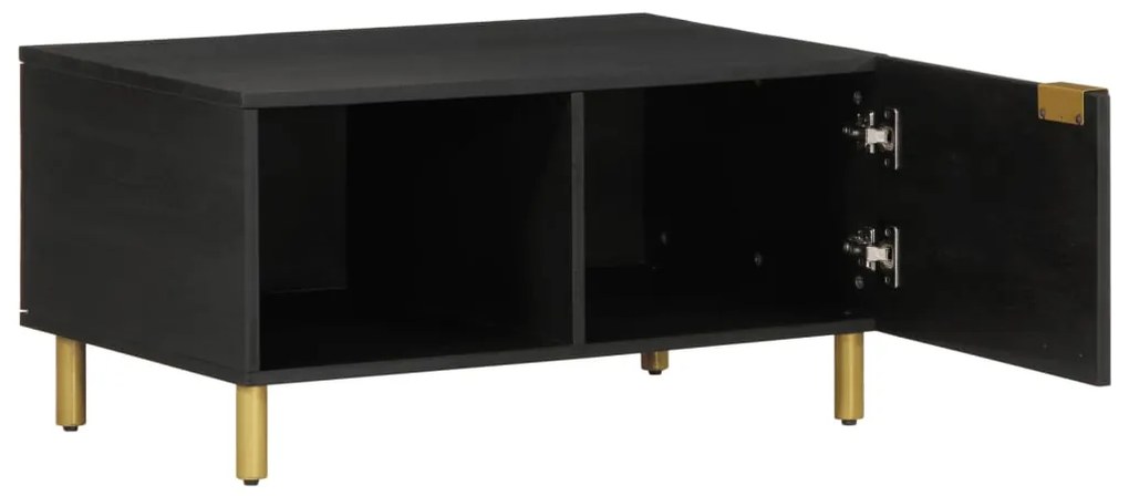 Mesa de centro 80x50x40 cm derivados de madeira preto